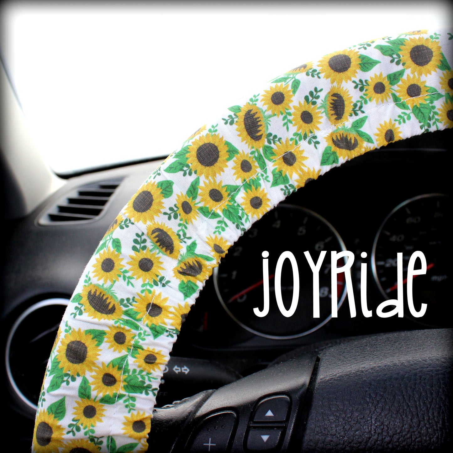 Sunflower Steering Wheel Cover
