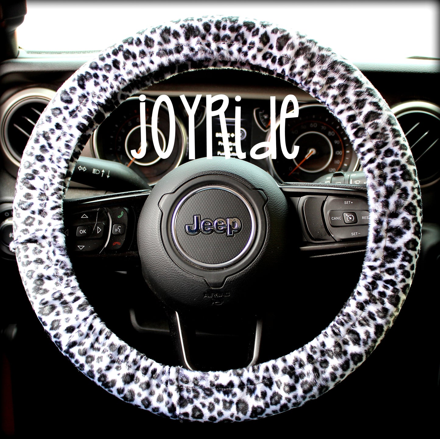 Cheetah Steering Wheel Cover