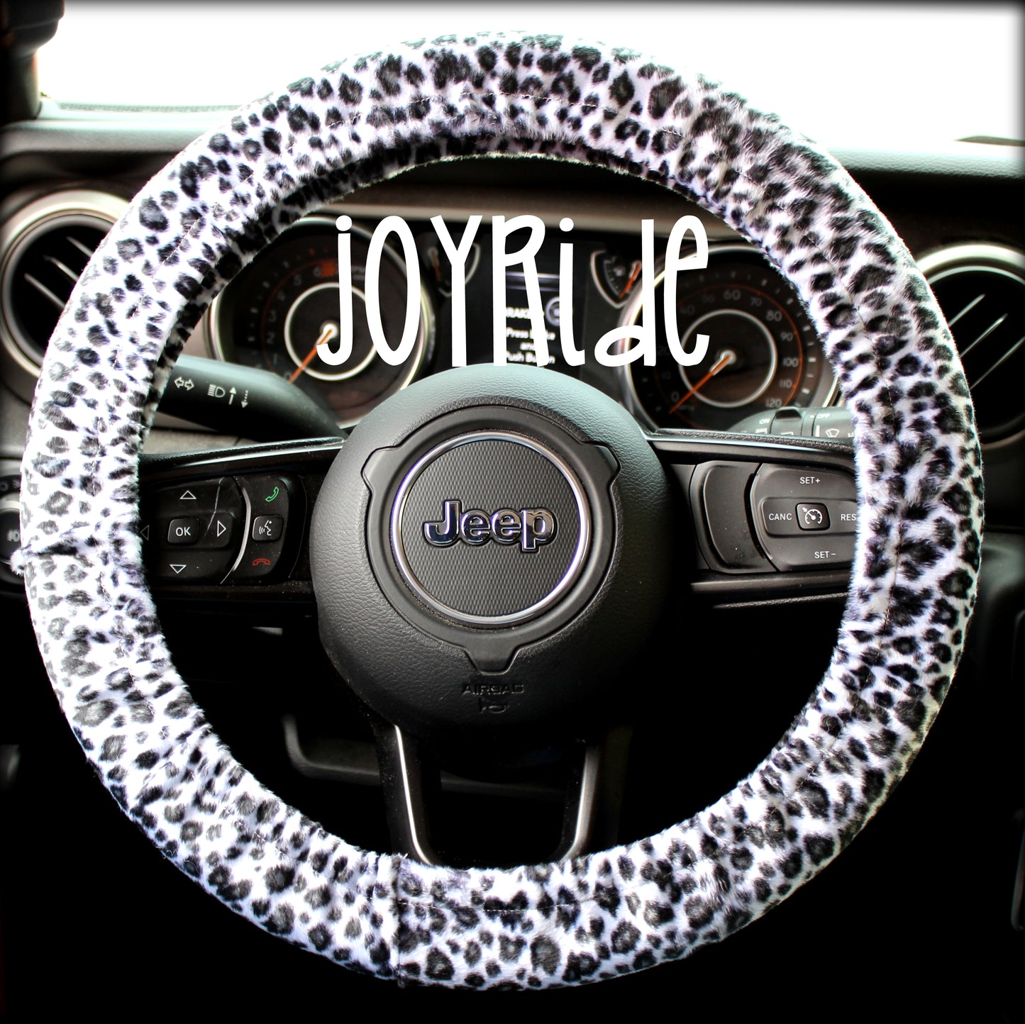 Cheetah Steering Wheel Cover