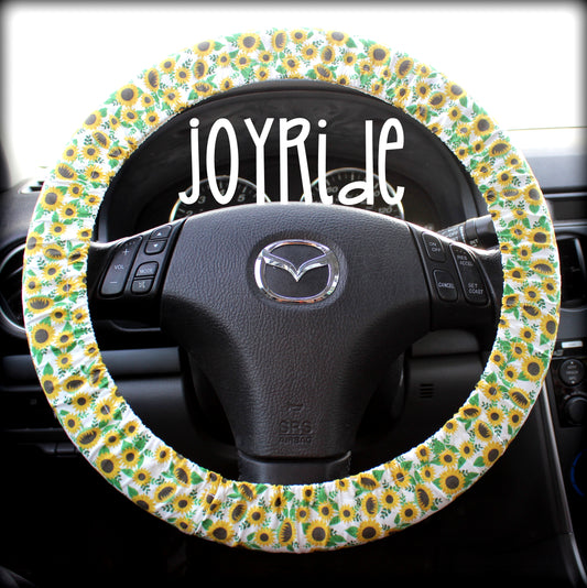 Sunflower Steering Wheel Cover